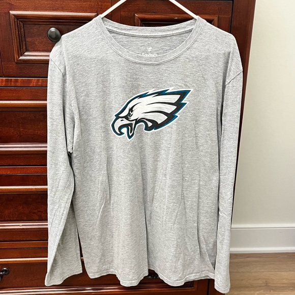 Eagles Gray Long Sleeve Shirt - Picture 1 of 3
